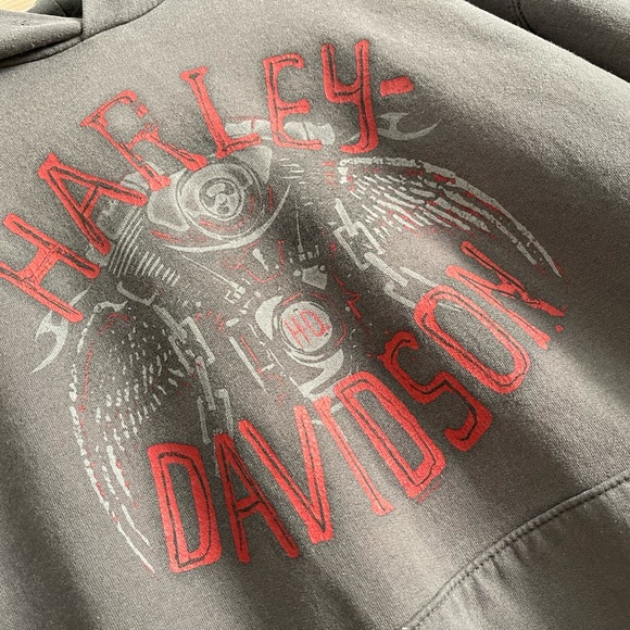 Harley Davidson printed hoodie - Picture 2 of 8